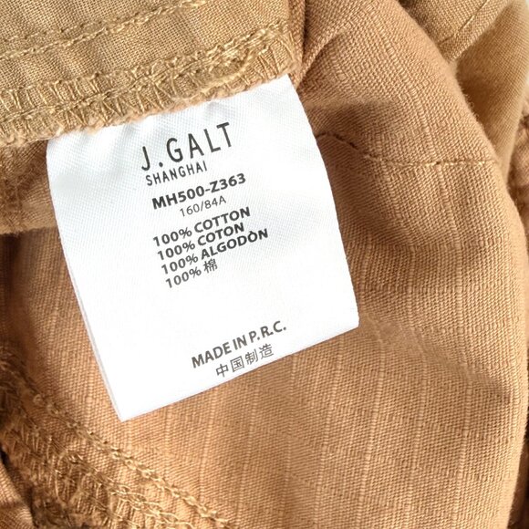 Brandy Melville John Galt Low Rise Ripstop Gorpcore Cargo Pants Womens 27 Brown - Picture 8 of 9